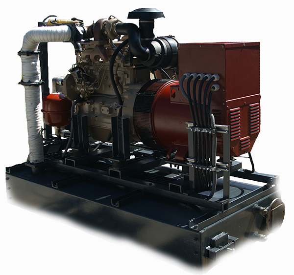 Motor eines RES Blockheizkraftwerks