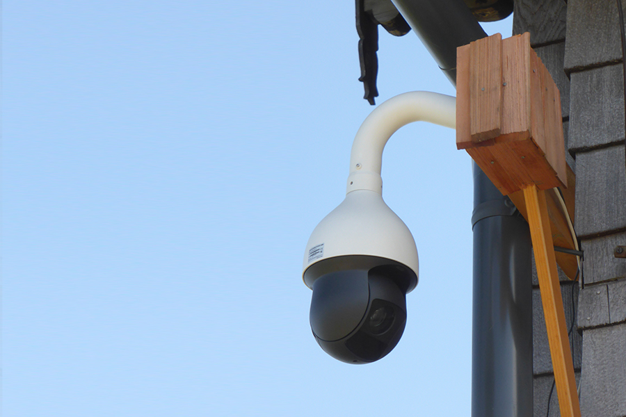 Solarbetriebene Videokamera zur Überwachung